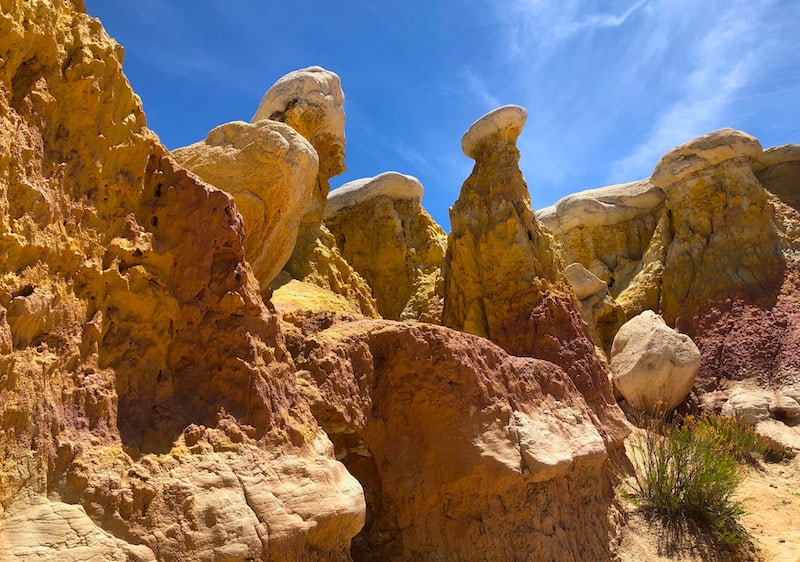 Hoodoos at the Paint Mines Interpretive Park outside Colorado Springs