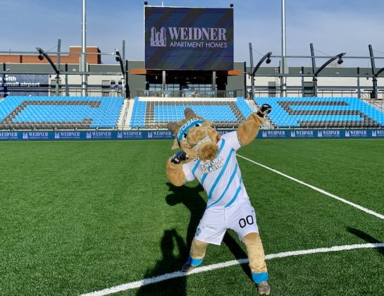 Ziggy is ready to open Weidner Field stadium for Switchbacks FC