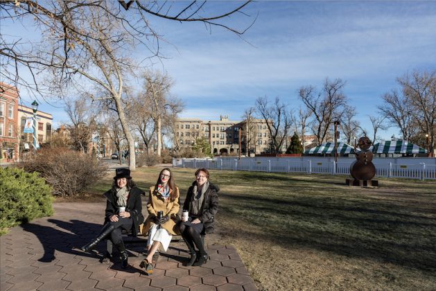 Women of the Downtown Partnership in Acacia Park, Colorado Springs