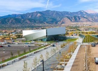 Party Like It’s 1871 at COS150 Parade and Festival Downtown Colorado Springs Vermijo Avenue site of the 150th anniversary