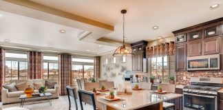 Oakwood Homes model home at Banning Lewis Ranch