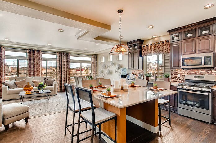 Oakwood Homes model home at Banning Lewis Ranch
