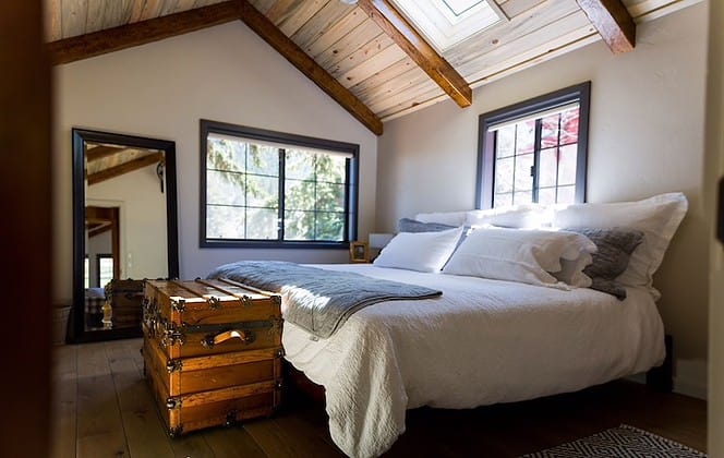 The master bedroom.