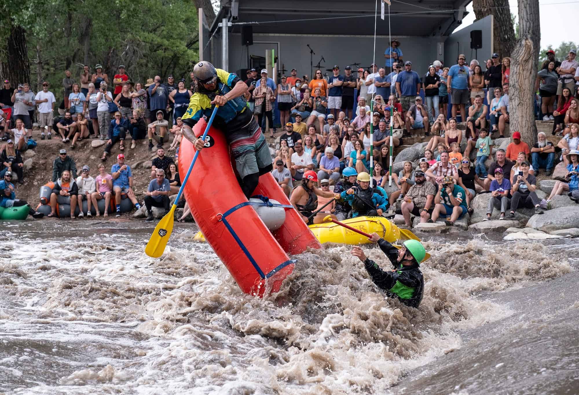 Tackling the rapids at Royal Gorge's Whitewater Festival in Cañon City, one of the best things to do this weekend in Colorado Springs.