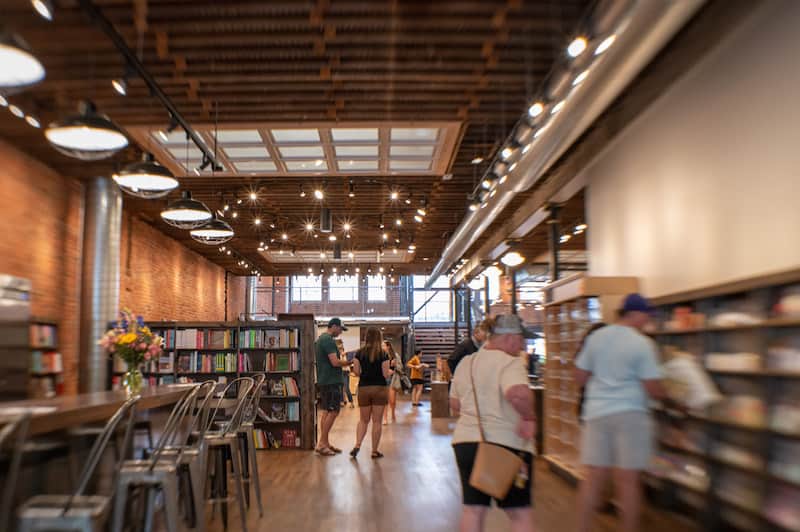 Inside the new Tattered Cover bookstore in Colorado Springs