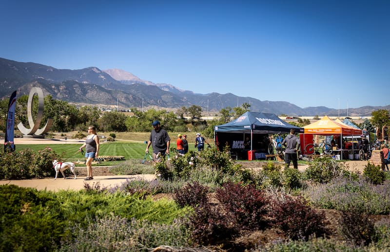 Tents at the Pikes Peak Apex Outdoor Festival & Expo in America the Beautiful Park 