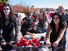 5 Best Things to Do in Colorado Springs This Weekend Team of coffin races at the Emma Crawford Coffin Races, one of the best things to do in Colorado Springs this weekend.