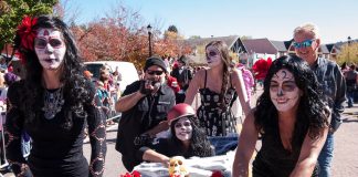 5 Best Things to Do in Colorado Springs This Weekend Team of coffin races at the Emma Crawford Coffin Races, one of the best things to do in Colorado Springs this weekend.