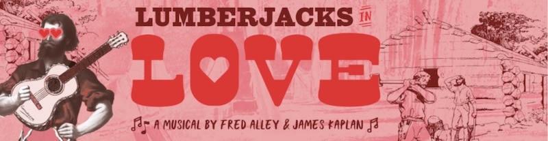 Lumberjacks in Love illustrated flyer