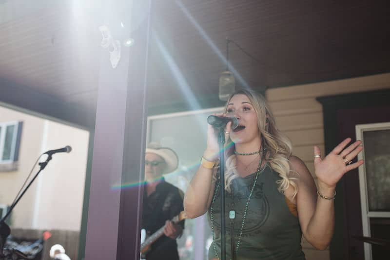 Ashlee and the Longshot Revival perform at Porchfest 2022.