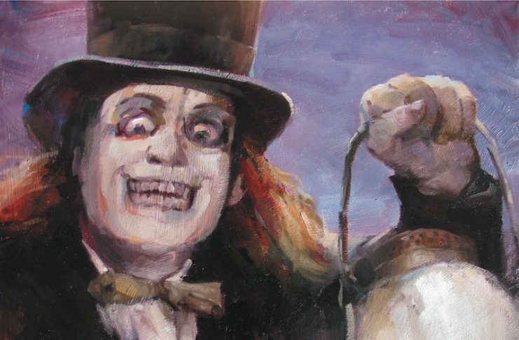 A painting by Phil Lear depicts Lon Chaney, one of Colorado Springs spooky celebrities.