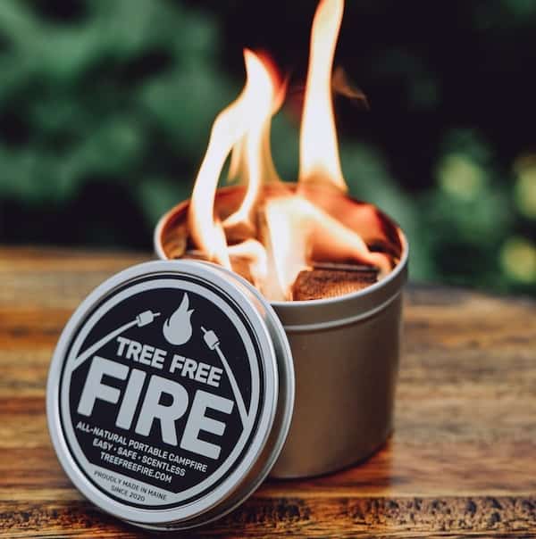 Tree Free Fire campfire in a can