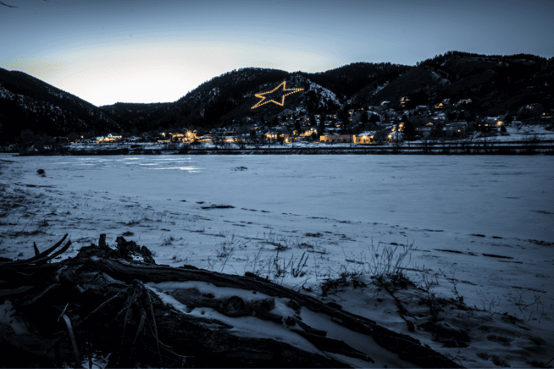 Star light, star bright over Palmer Lake. Photo by Cameron Moix. 