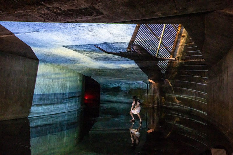 Eiko Otake performs I Invited Myself, Vol. II at the Colorado Springs Fine Arts Center at Colorado College.