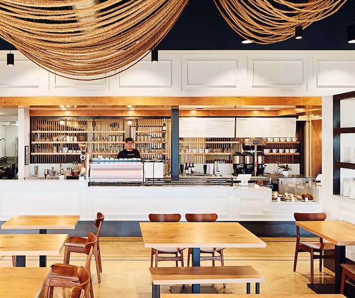 Inside Loyal Coffee North, one of the best specialty coffee shop in Colorado Springs