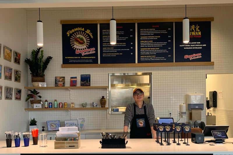 Owner Terry Hsieh at Formsa Bites in The Well food hall in Colorado Springs