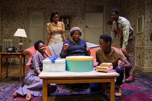 The cast of Raisin in the Sun perform onstage in the 2018 production at Theatreworks in Colorado Springs.