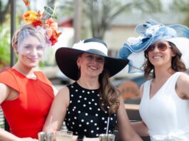 Kentucky Derby Parties in Colorado Springs and Derby Fun Facts Three women in fancy hats for Axe and the Oak's annual Kentucky Derby Party, one of the best things to do this weekend in Colorado Springs