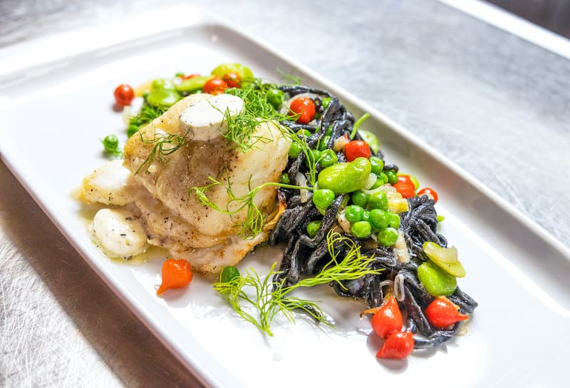 A fish entree at The Warehouse in Colorado Springs