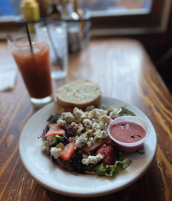 The Berry Salad at the Keg in Manitou Springs