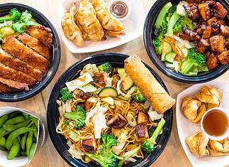 Teriyaki Madness Teriyaki Madness table spread