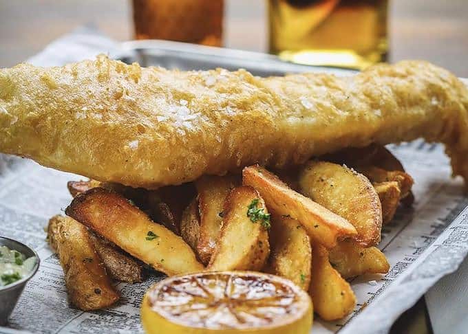 The fish n' chips are a must try at Chef Brother Luck's Folklore. Photo courtesy of Folklore.