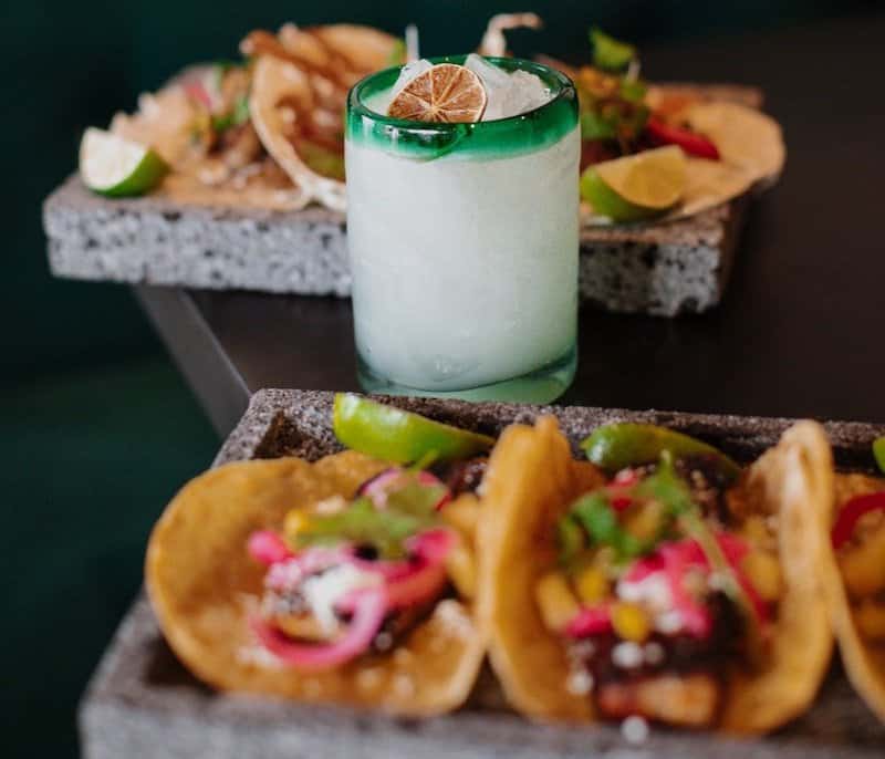 Upscale tacos and a craft cocktail at Milagro's Cocina Mexicana, one of the Best Mexican Restaurants in Colorado Springs