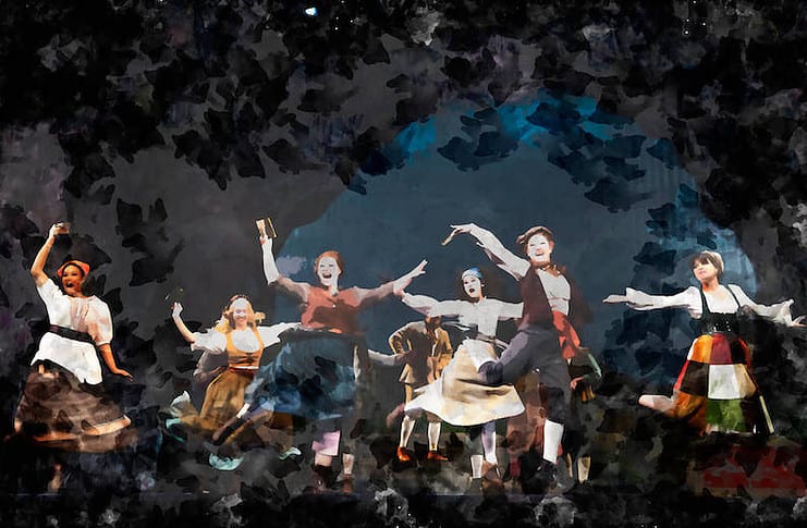 The Fine Arts Center Theatre Company performs “Cinderella” in December 2021.