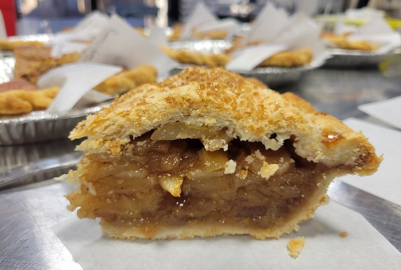 A slice of apple pie from Gold Star Pies, now moving to Ivywild School and becoming Gold Star Bakery