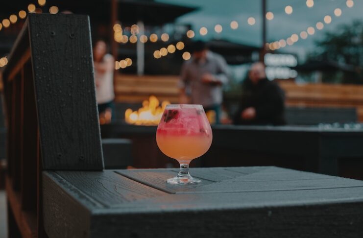 The White Sangria, a craft cocktail at Cork and Cask in Colorado Springs