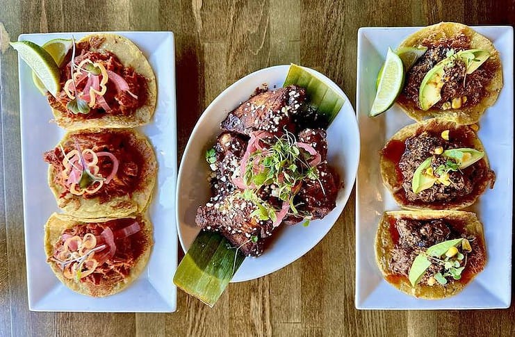 Tacos at Eleven18, a new restaurant in Colorado Springs by Chef Beto Reyes.