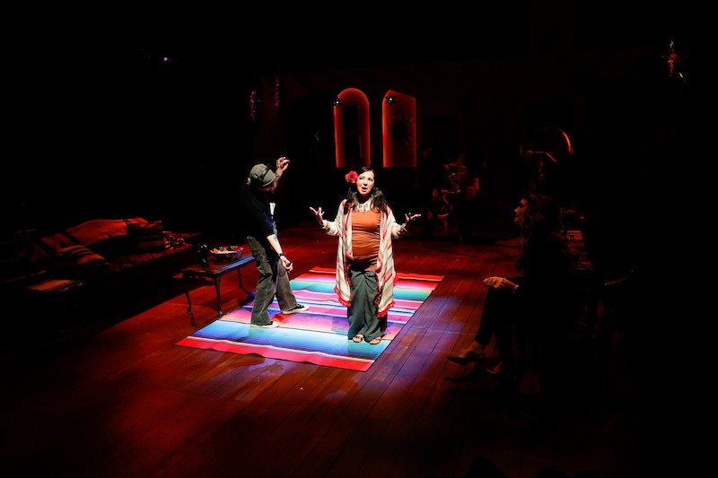 Chelley Canavales on stage in the Theatreworks production of DreamHouse at the Ent Center in Colorado Springs.