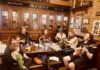A group of musicians plays in a Celtic jam session at Jack Quinn's Irish pub, just another reason it's one of the best Irish pubs in Colorado Springs