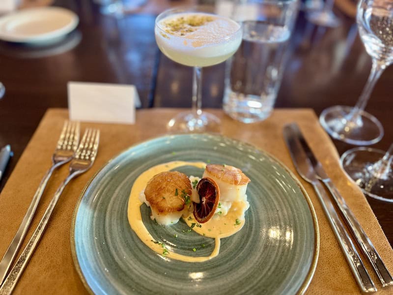 Seared Divers Scallops at Grand View at Garden of the Gods Resort and Club