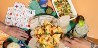 Queso, margaritas and food at Illegal Pete's