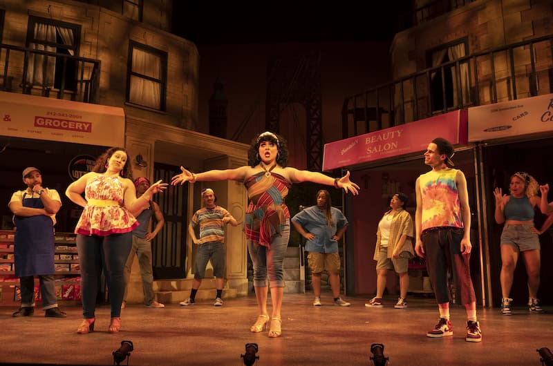 A musical number in “In the Heights” at the Fine Arts Theatre Company, one of the largest live theaters in Colorado Springs. 