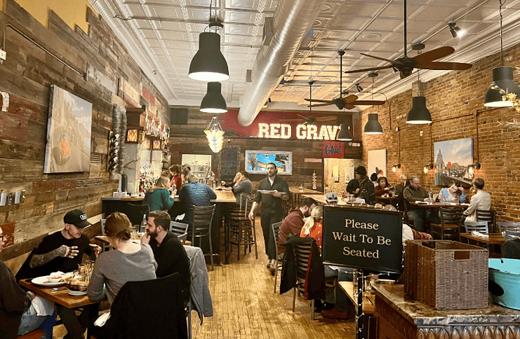 Inside Red Gravy in Downtown Colorado Springs. Photo by Jeremy Jones.