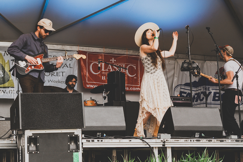 Heavy Diamond Ring plays on stage at the 2024 MeadowGrass Music Festival in Colorado Springs. 
