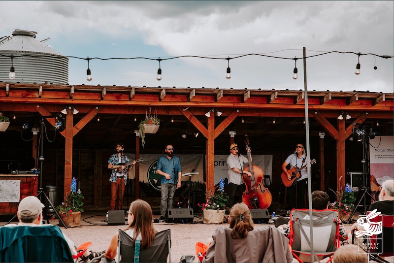 Live band plays at Venetucci Farm for Rocky Mountain Flower Fest