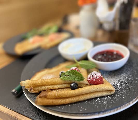 New Evergreen Restaurant Delivers a European Experience to Savor French crepes at Evergreen, a new European restaurant in Colorado Springs