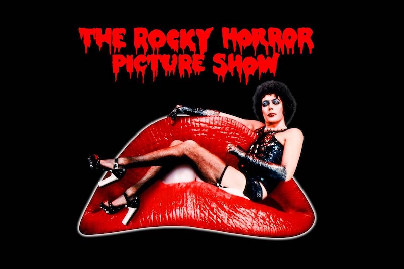 Movie poster image of Rocky Horror Picture Show, which will show as part of the 3 Nights of Horror film festival celebration of Halloween in Colorado Springs