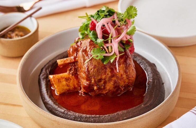 The Chamorro Pibil at Alma Fonda Finca, the newest Michelin Star restaurant in Denver in 2024.