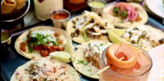 Tacos and cocktail at Por Favor Tacos and Tragos in Colorado Springs