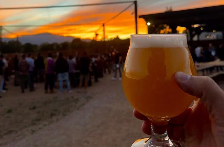 Beer and sunset at FH Beerworks, one of the restaurants that closed in Colorado Springs in 2024