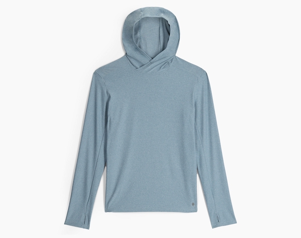 A blue Royal Robbins Amp Lite Hoodie