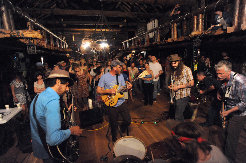 Late night jam at MeadowGrass Music Festival