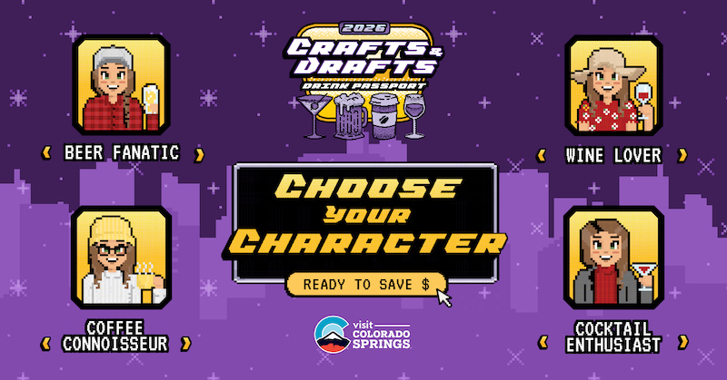 Crafts and Drafts 2026 Choose Your Character logo