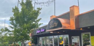 The front entrance to Carlos Bistro, one of the best restaurants in Colorado Springs.