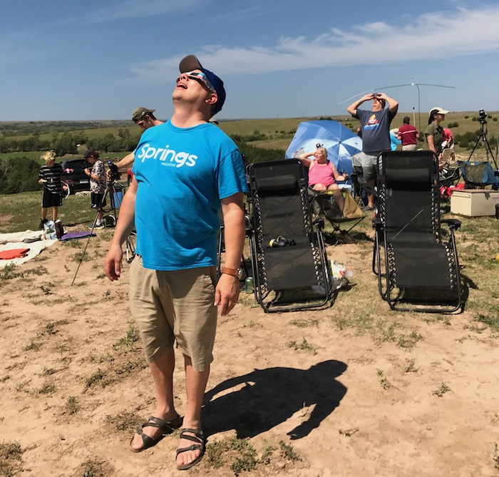 Steven Hayward looks to the sky, seeking the totality of a solar eclipse on one of his misadventures of living in Colorado Springs.