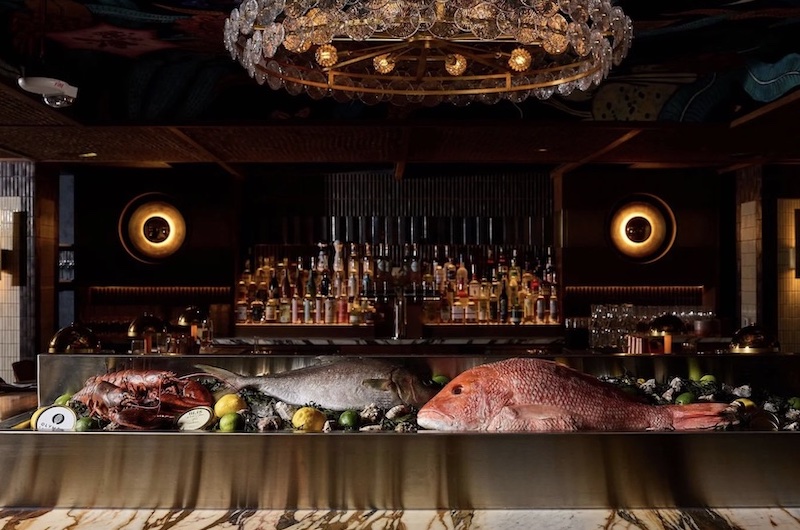The bar at Alteno in Denver. The restaurant received a Michelin Guide Recommended award for 2025.